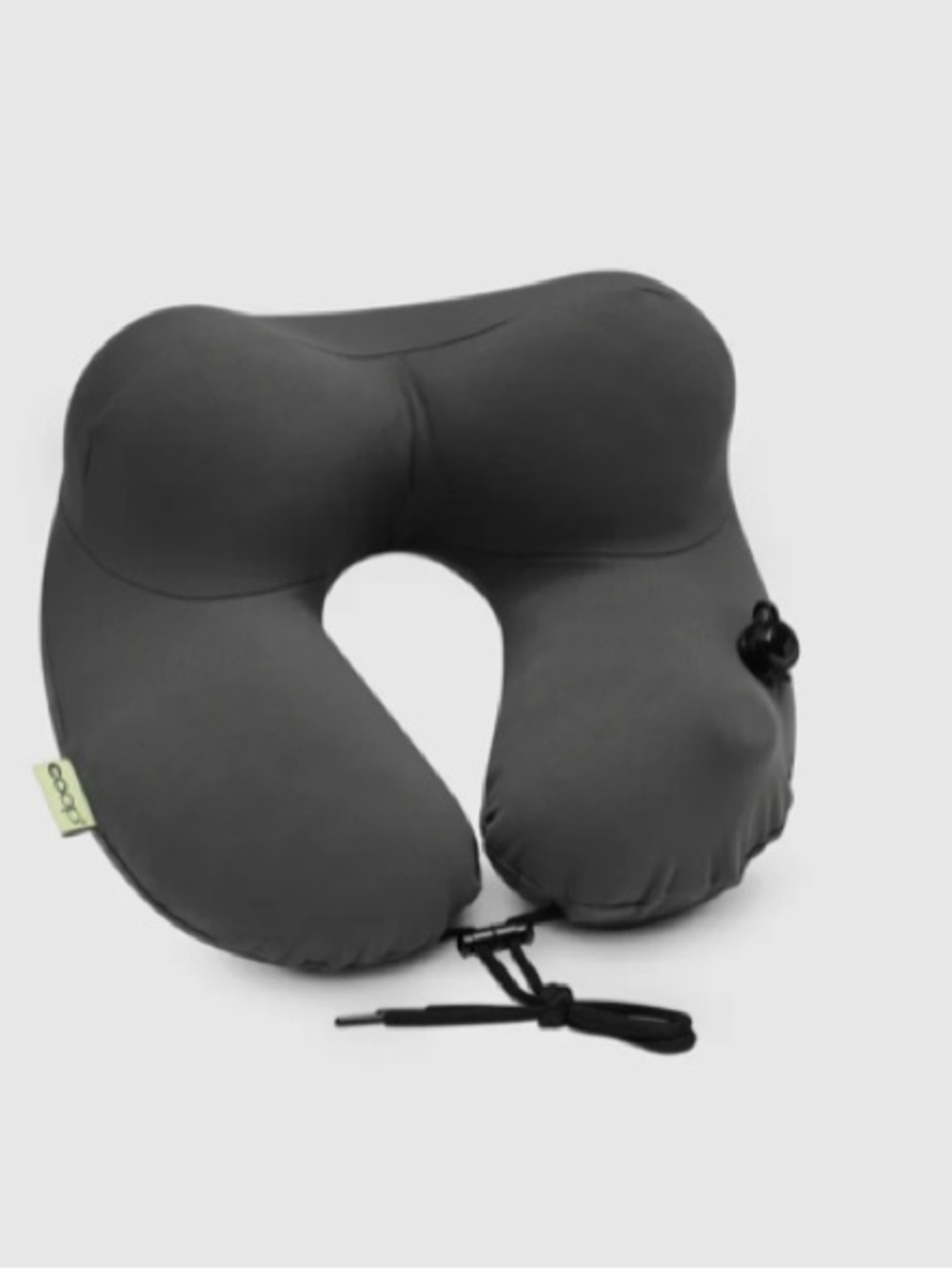 COOP AirJustable™ Travel Neck Pillow, Grey, NWT